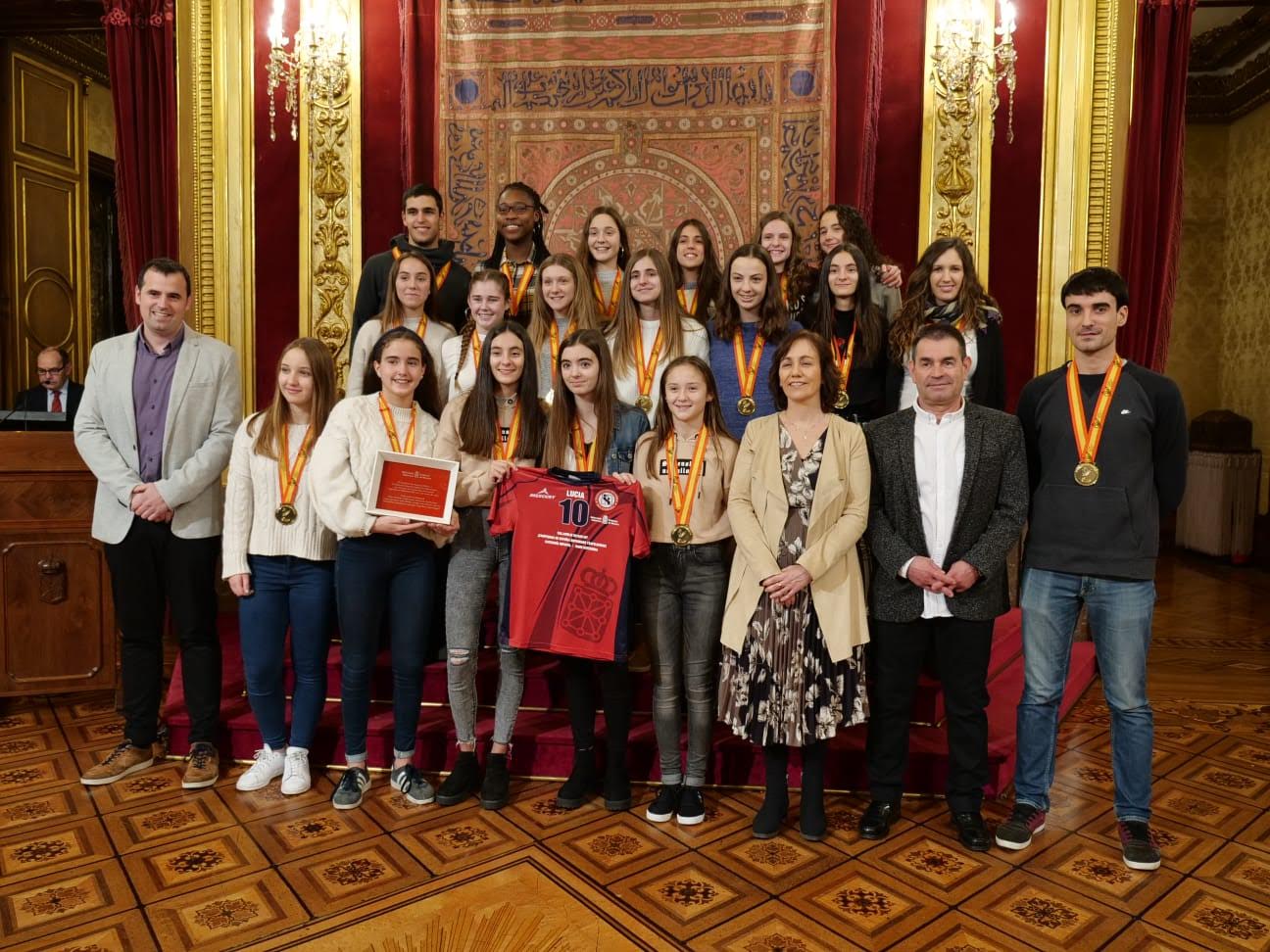 Reconocimiento campeonas navarras